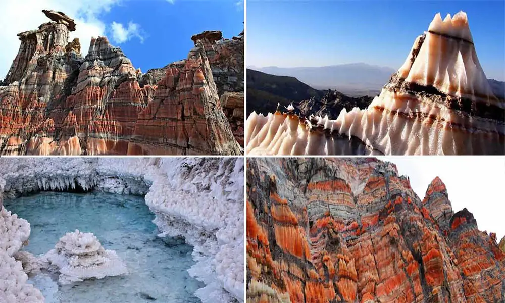 گنبد نمکی جاشک از بهترین جاهای دیدنی بوشهر